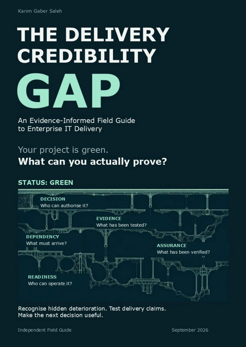 The Delivery Credibility Gap: the final report cover